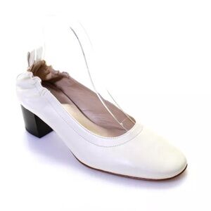 Everlane Day Heel in Bone White